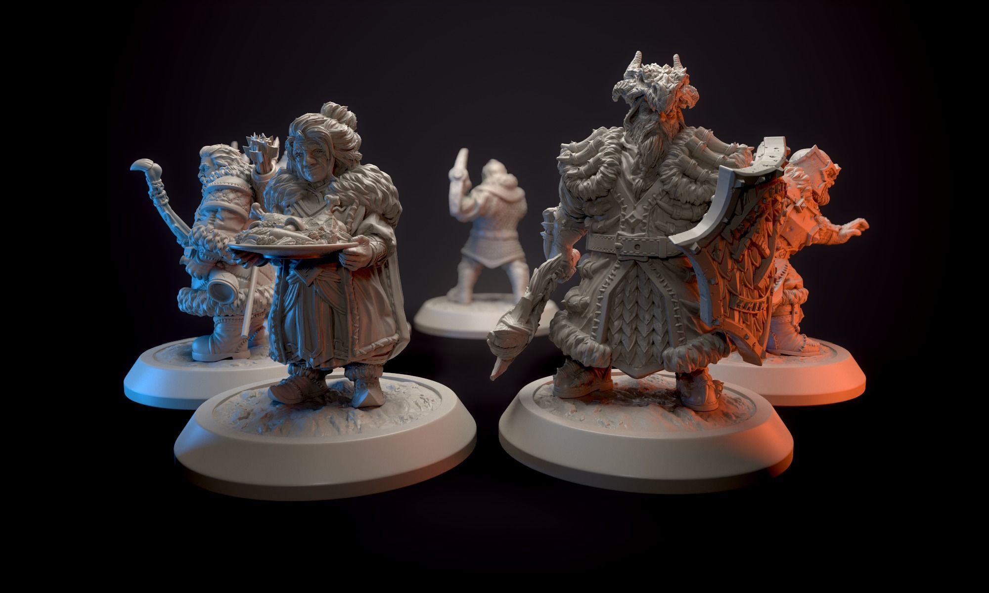 Undermountain miniature series  3D print model_1