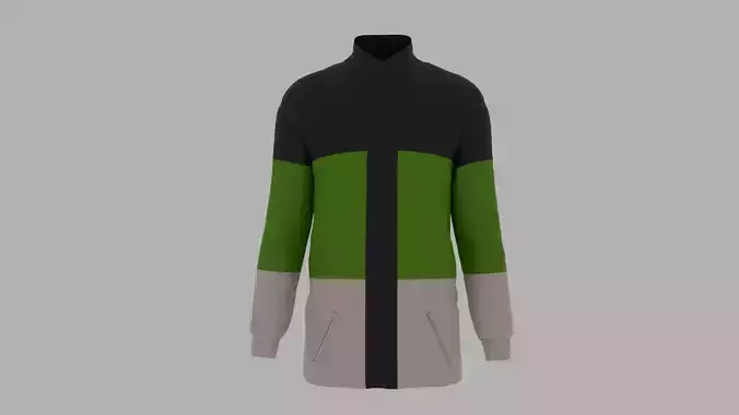 Jacket colorblock