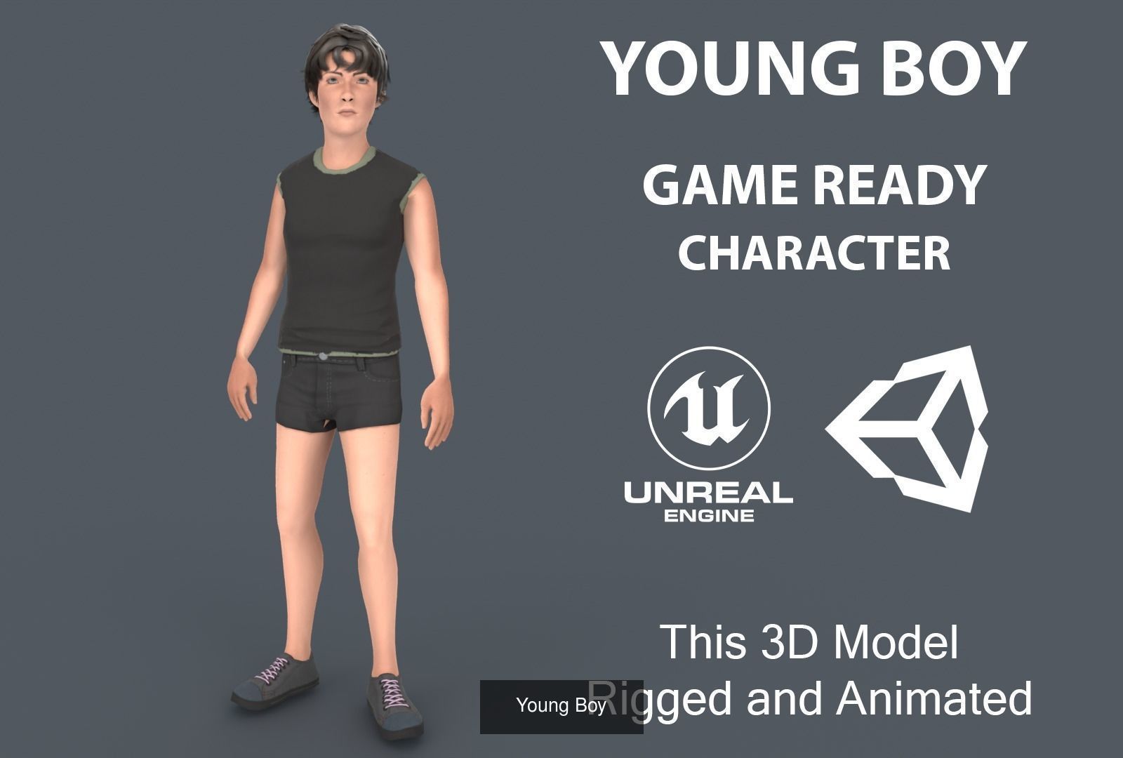 Character Collection Game Ready different body poses in _8