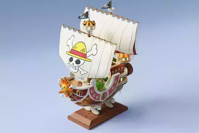 One Piece Thousand Sunny Go Grand Ship 3D model