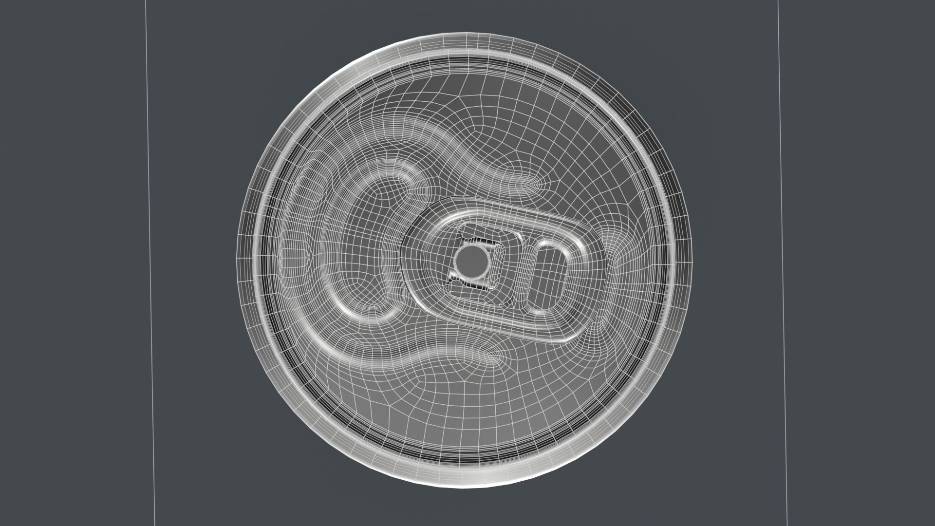 Beverage Can Low-poly 3D model_6