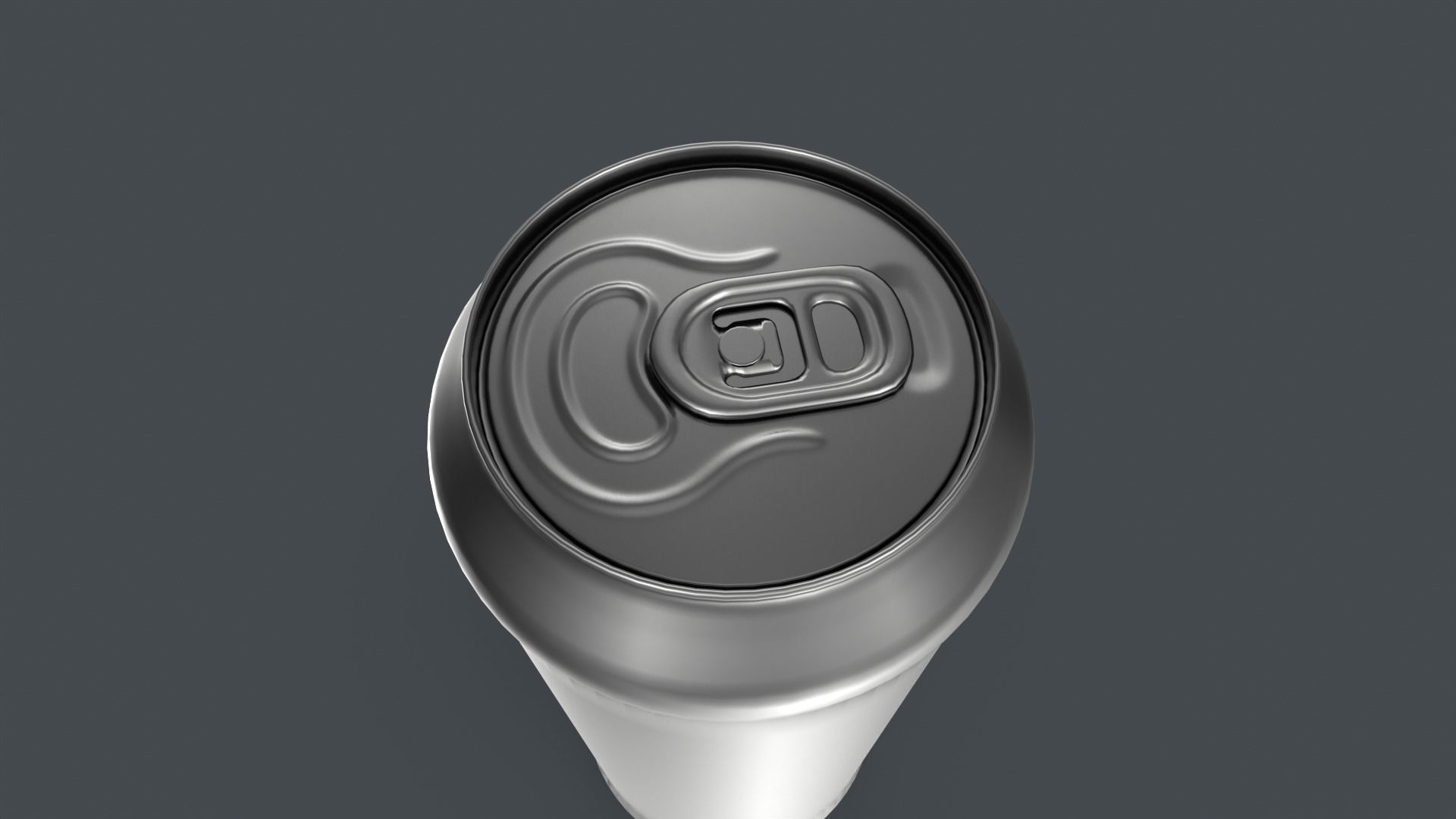 Beverage Can Low-poly 3D model_1