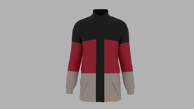 Jacket star wars force awakens Low-poly 3D model