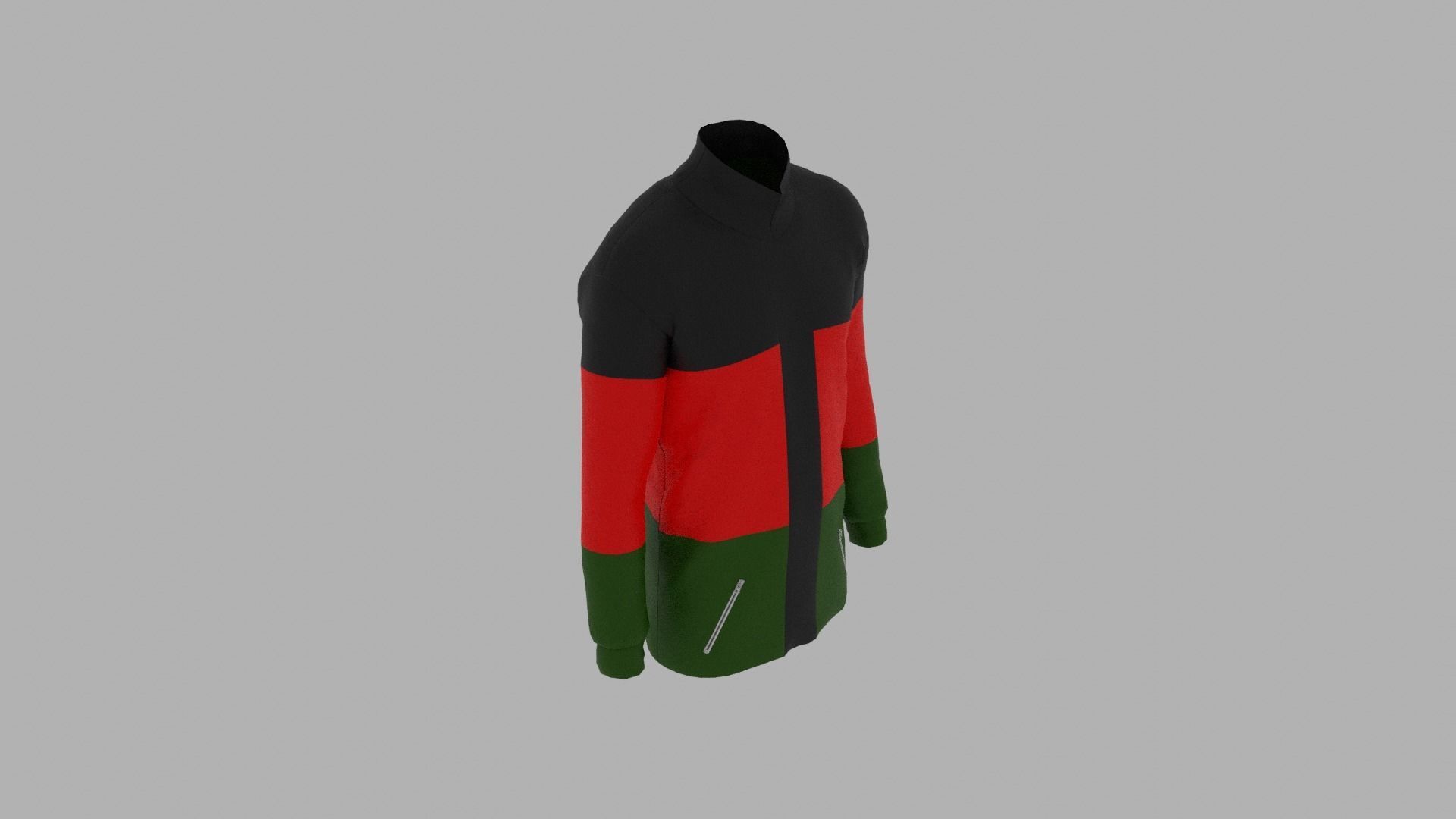 Jacket afrojacket Low-poly 3D model_5