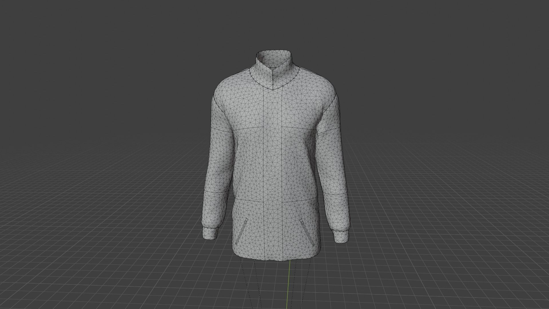 Jacket afrojacket Low-poly 3D model_7