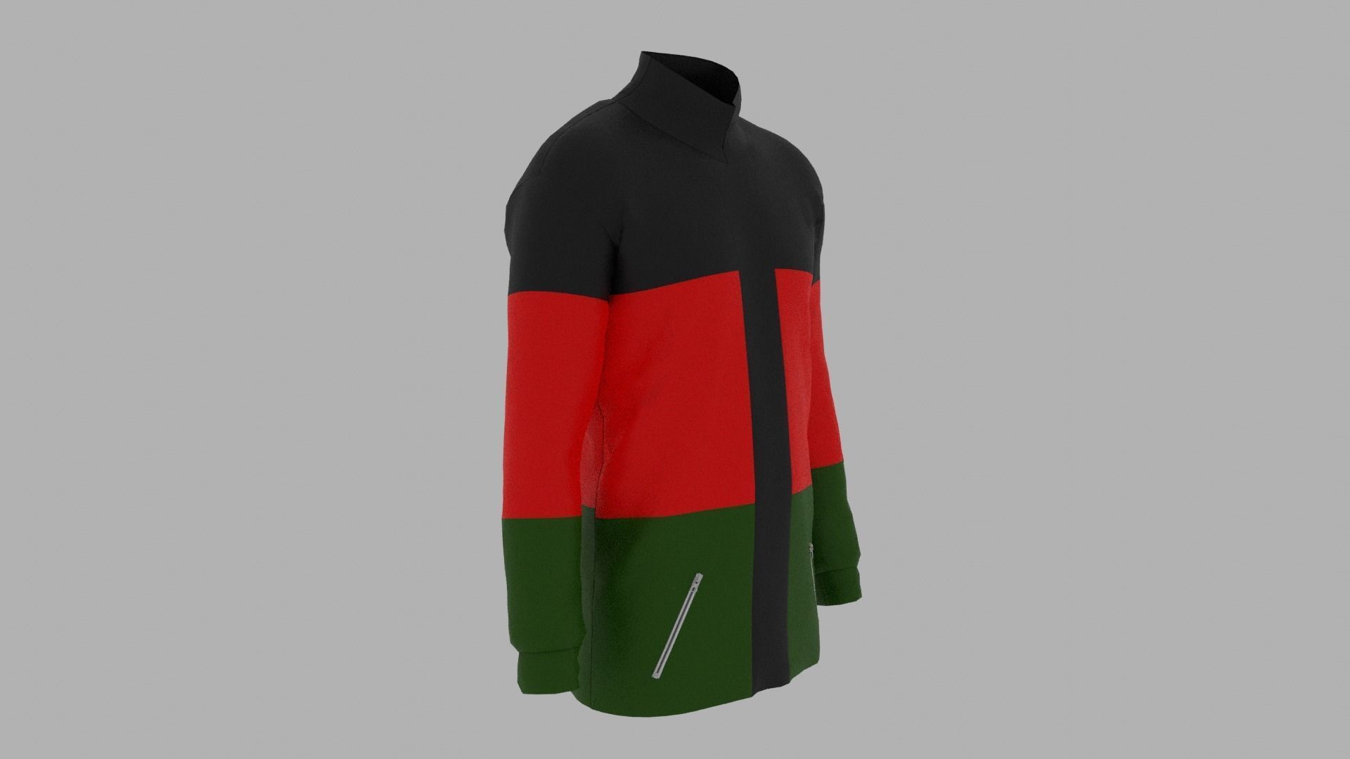 Jacket afrojacket Low-poly 3D model_2