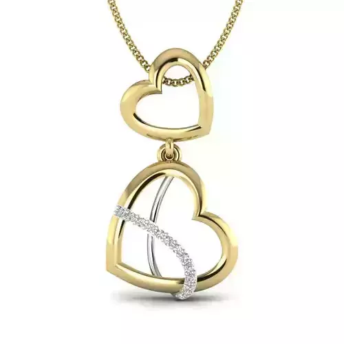 collection of love and heart couple gift pendant
