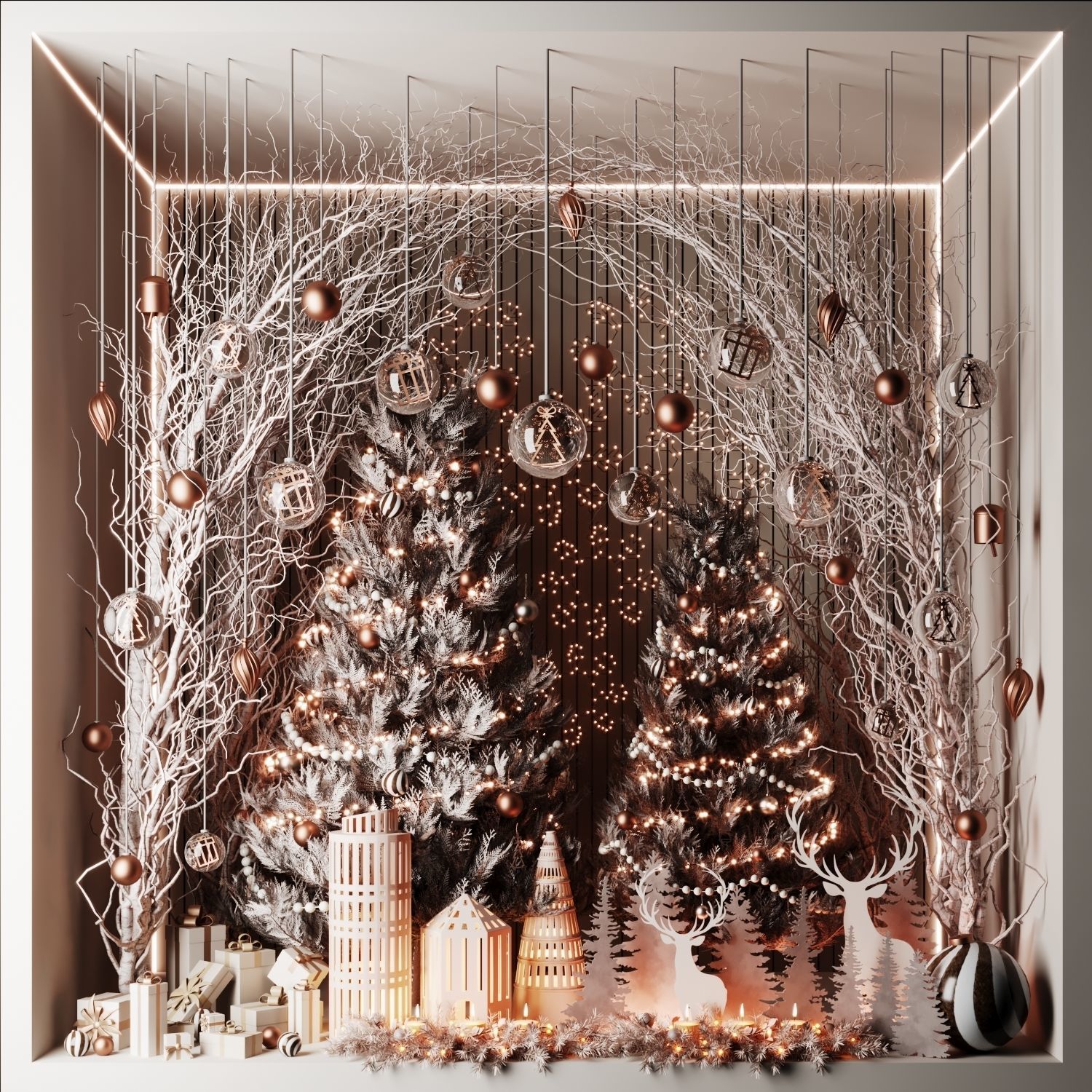 Christmas showcase02 3D model_2