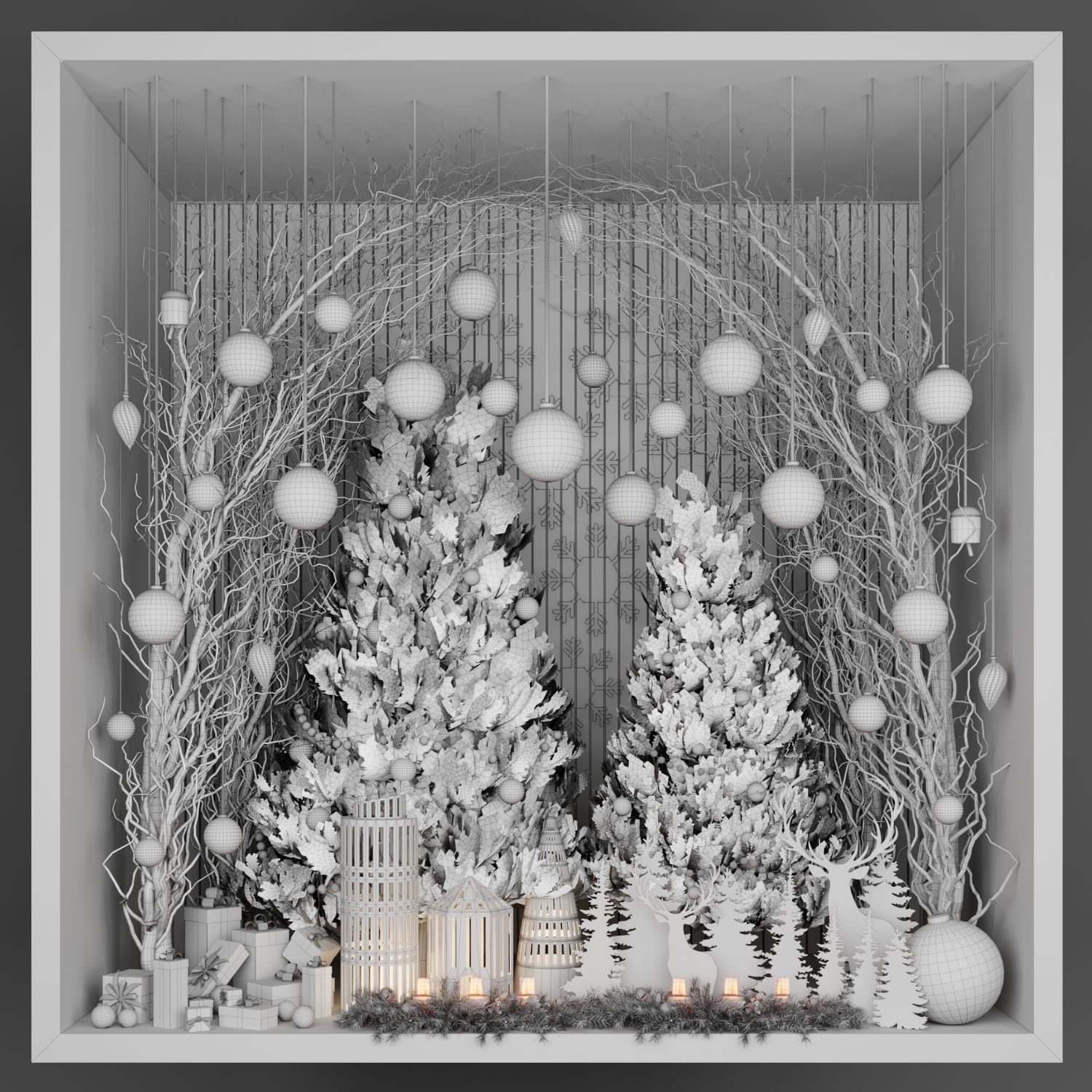 Christmas showcase02 3D model_4
