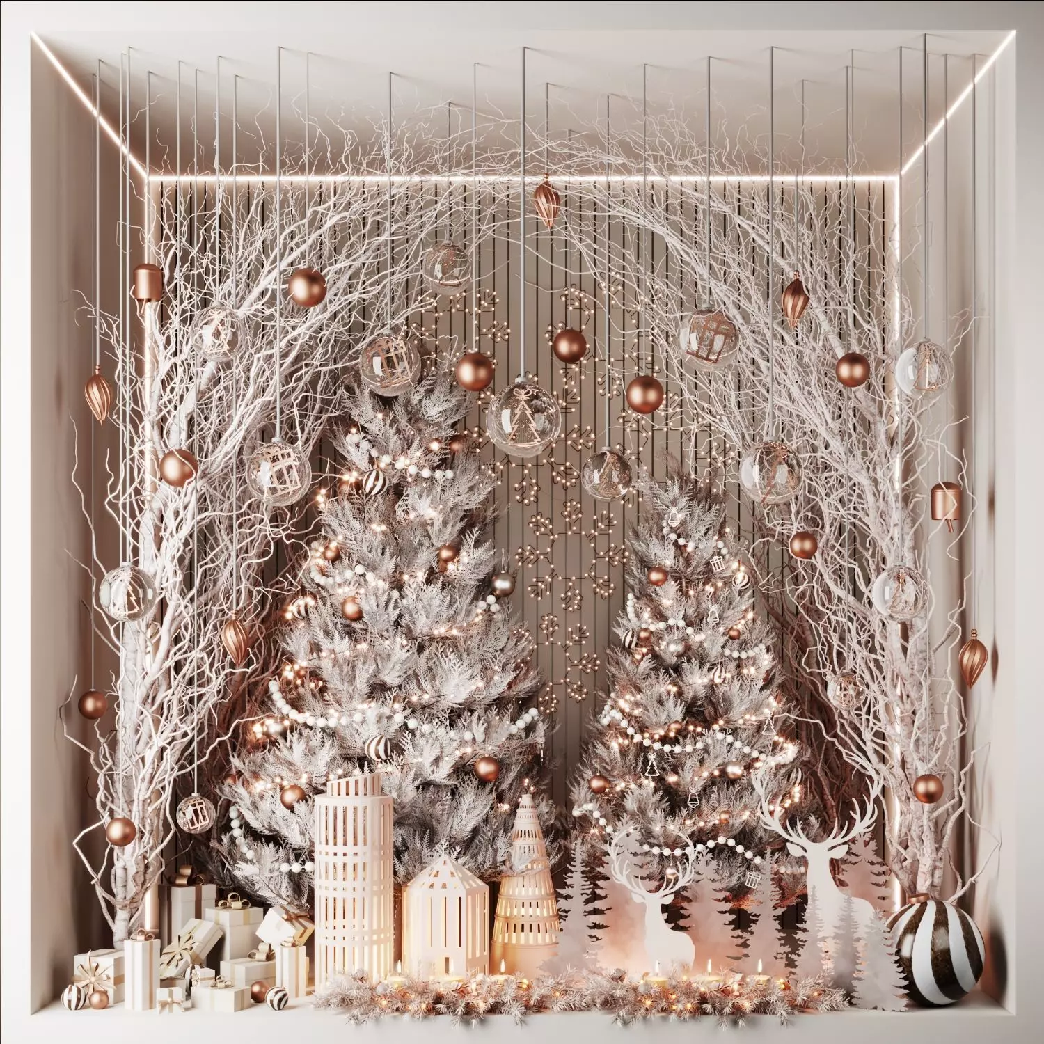 Christmas showcase02 3D model_0