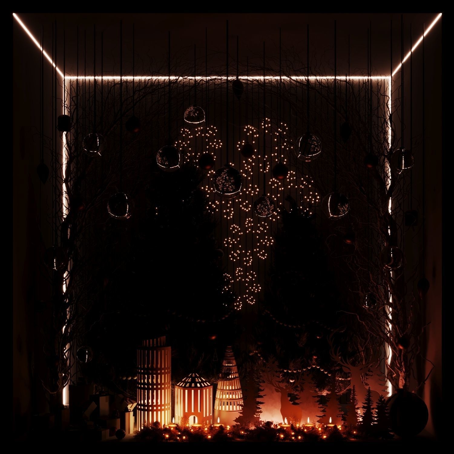 Christmas showcase02 3D model_5