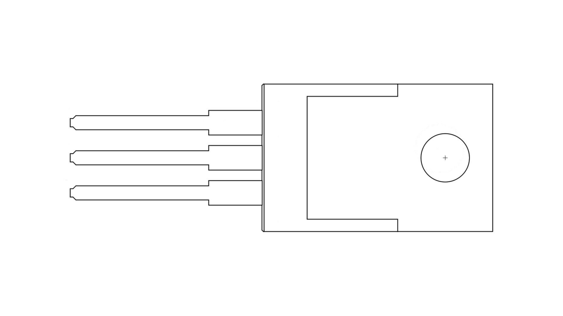 TO220 transistor case 3D model_5