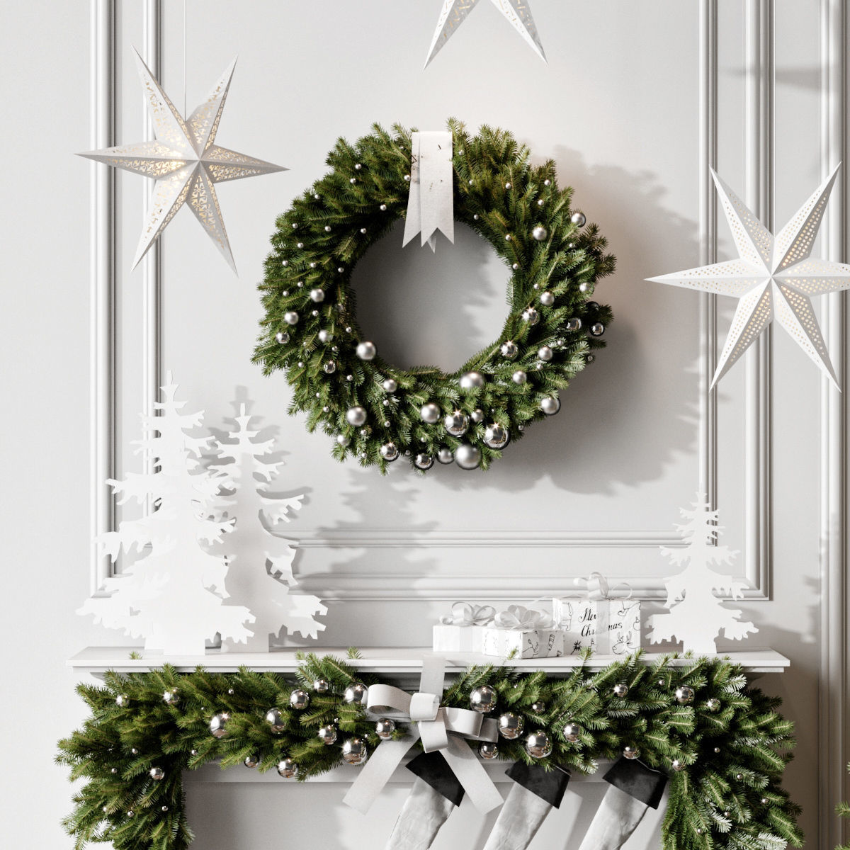 Christmas tree 5 3D model_2