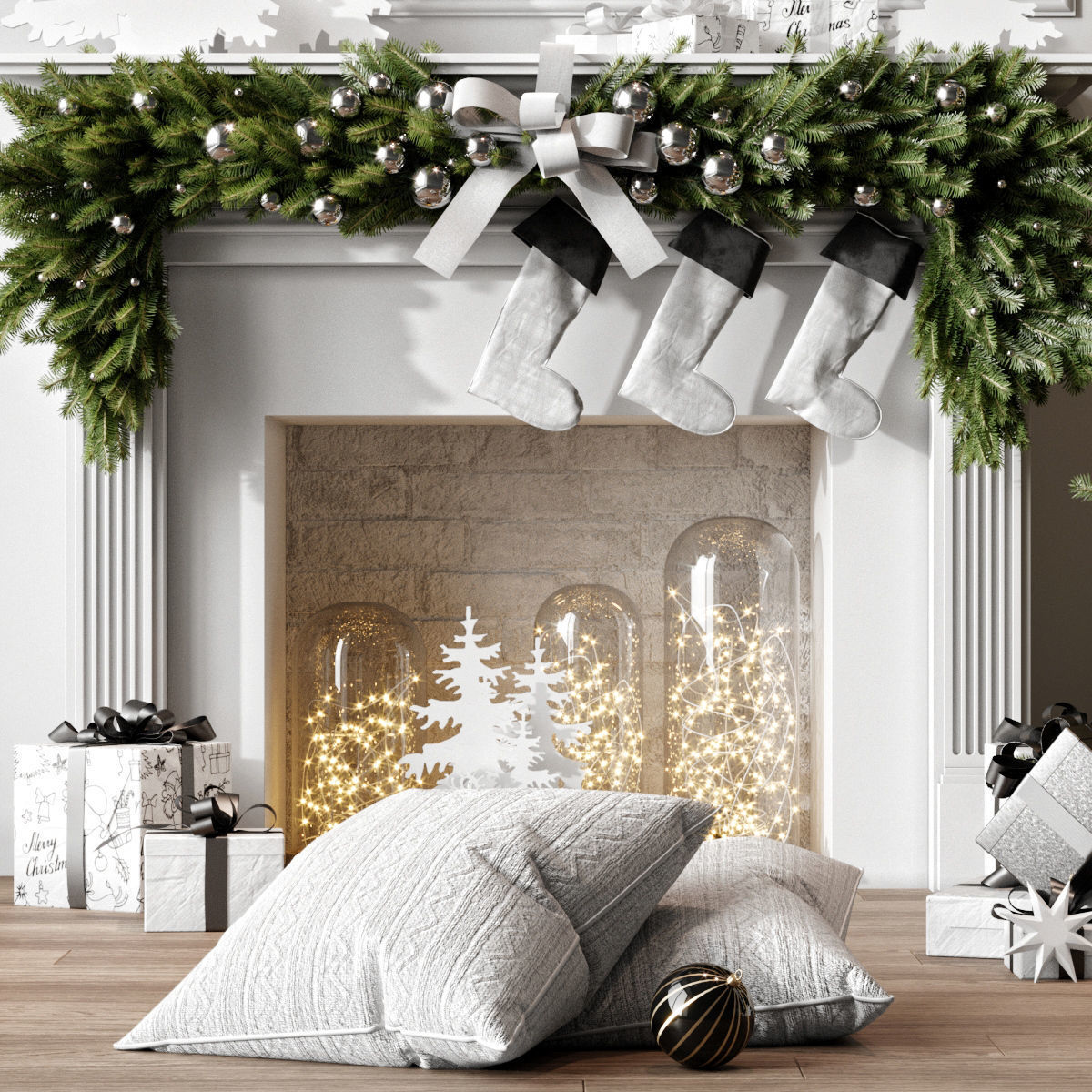 Christmas tree 5 3D model_1