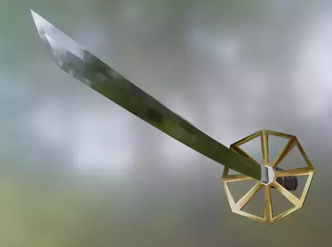 Katana VRChat Free low-poly 3D model
