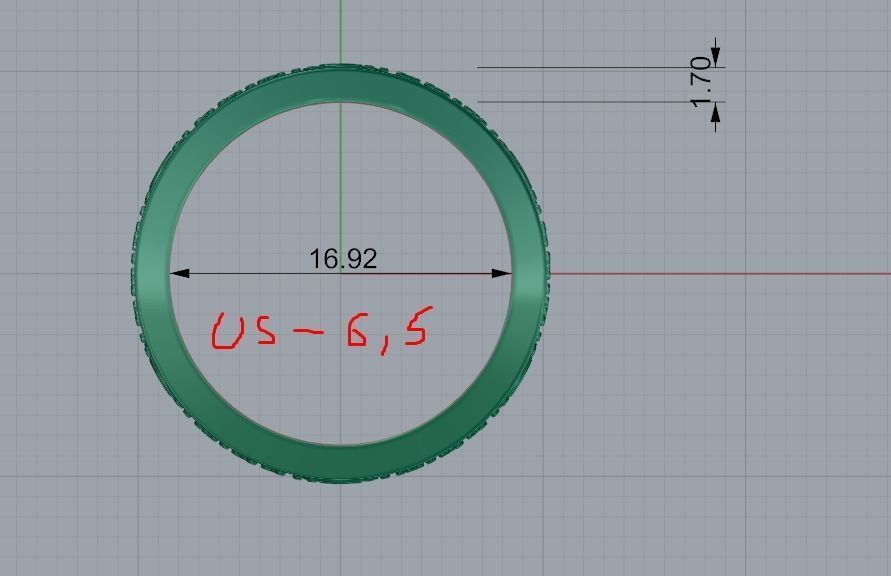 RING car size 6 dot 5 3D print model_2