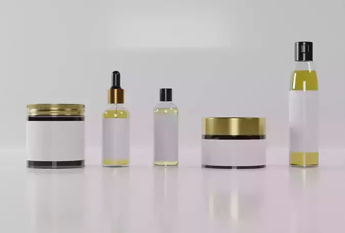 Cosmetic Jar and Bottle Collection