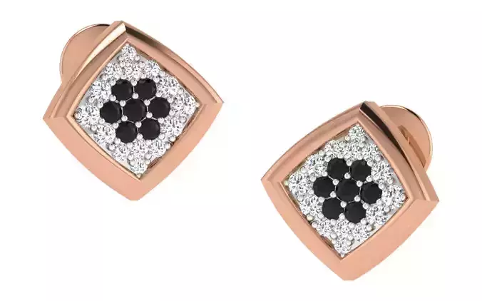 Women earrings 3dm render detail