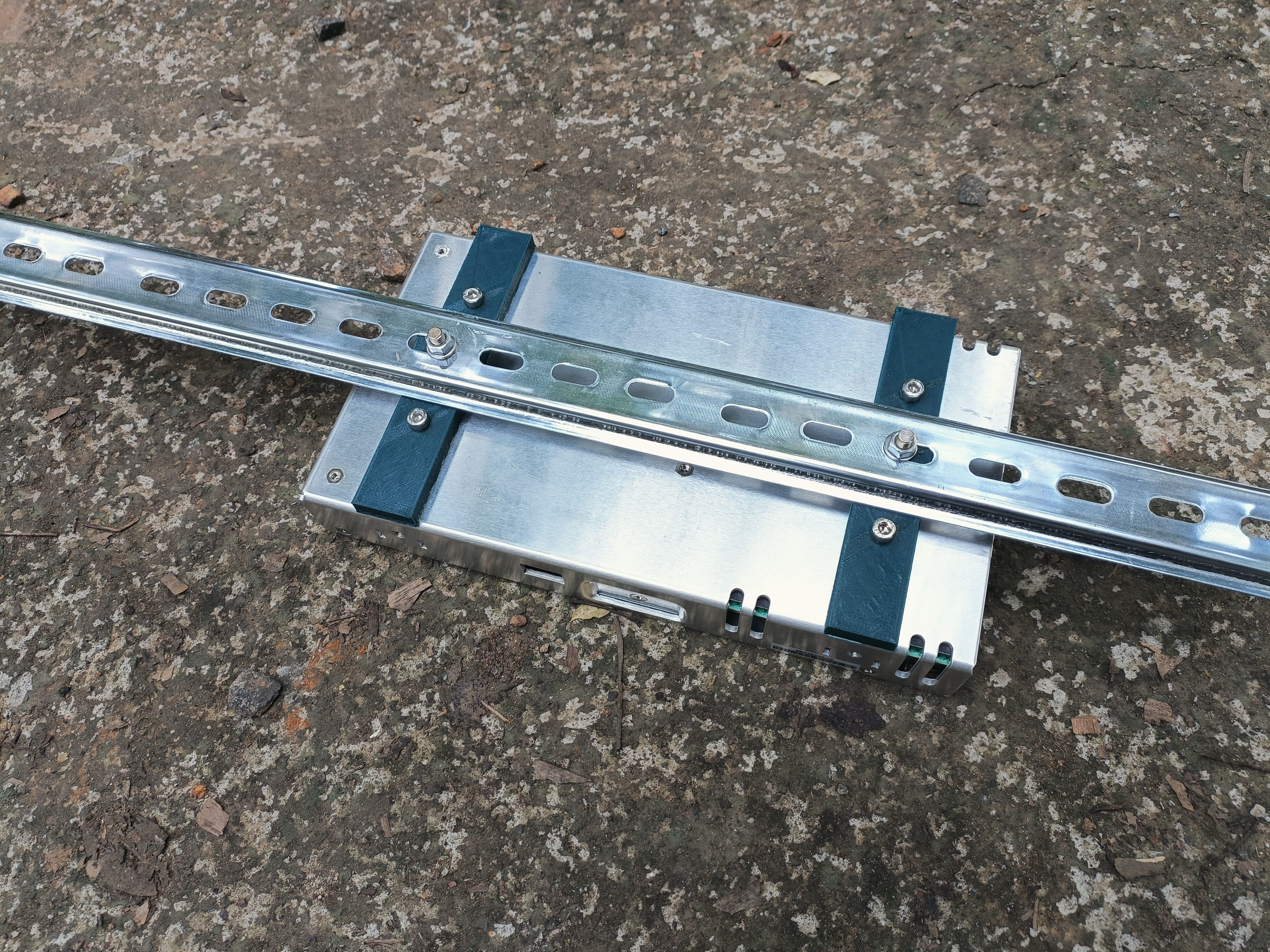 LRS 350 Din Rail Mount 3D print model_1