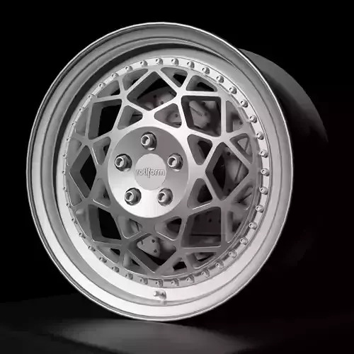 DSC - 3 Piece Wheels - Game Ready Low-poly 3D model