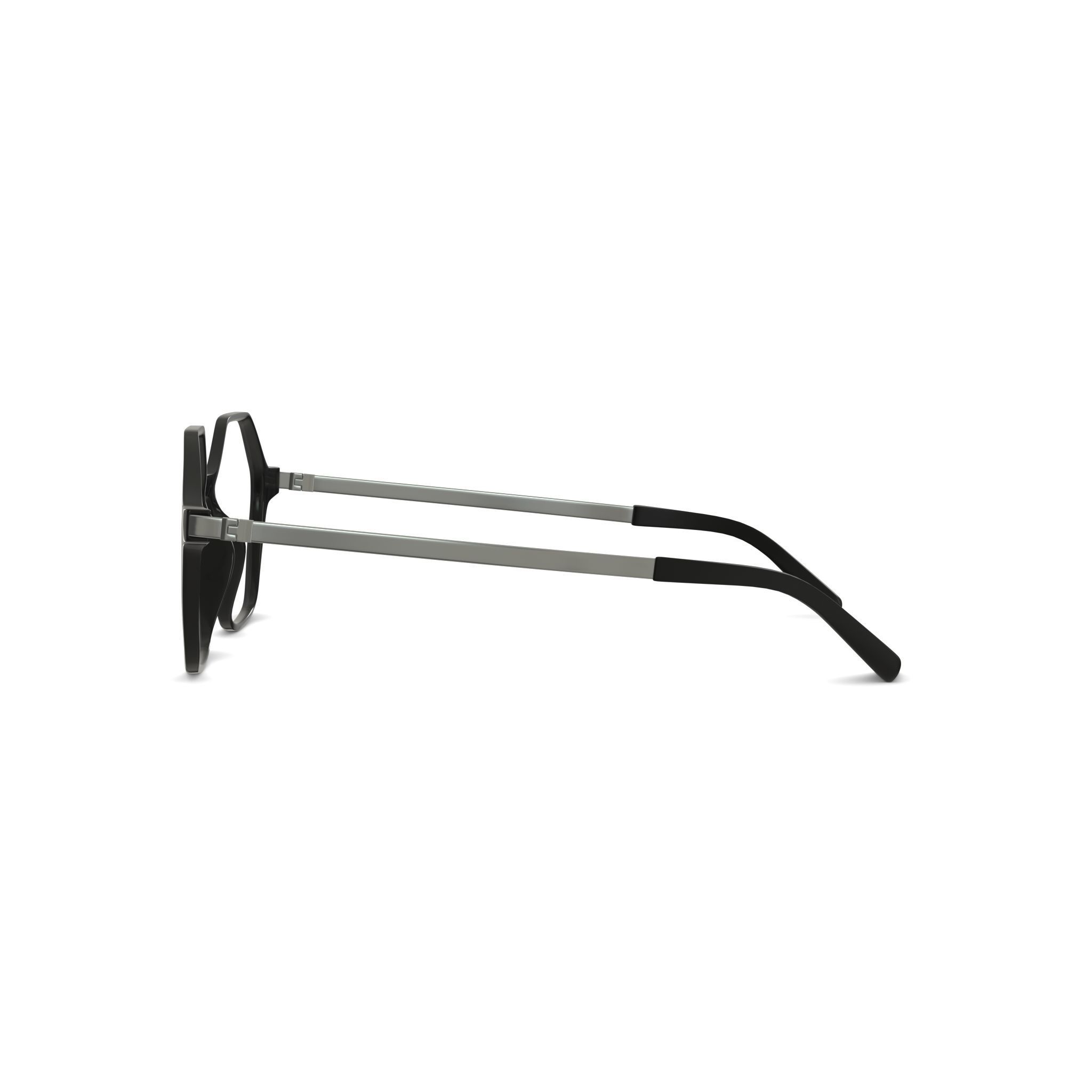 Eco - Gail Black Glasses Low-poly 3D model_3
