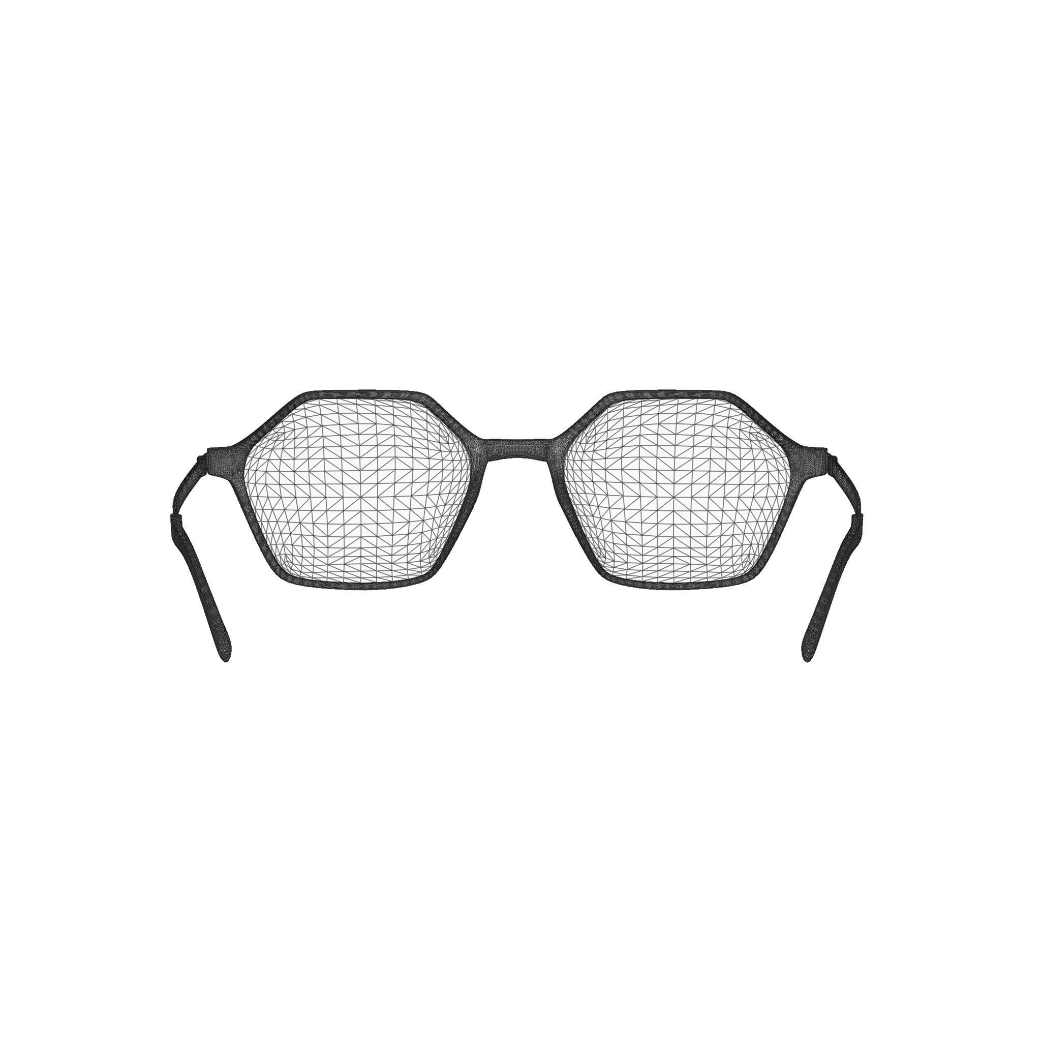 Eco - Gail Black Glasses Low-poly 3D model_6