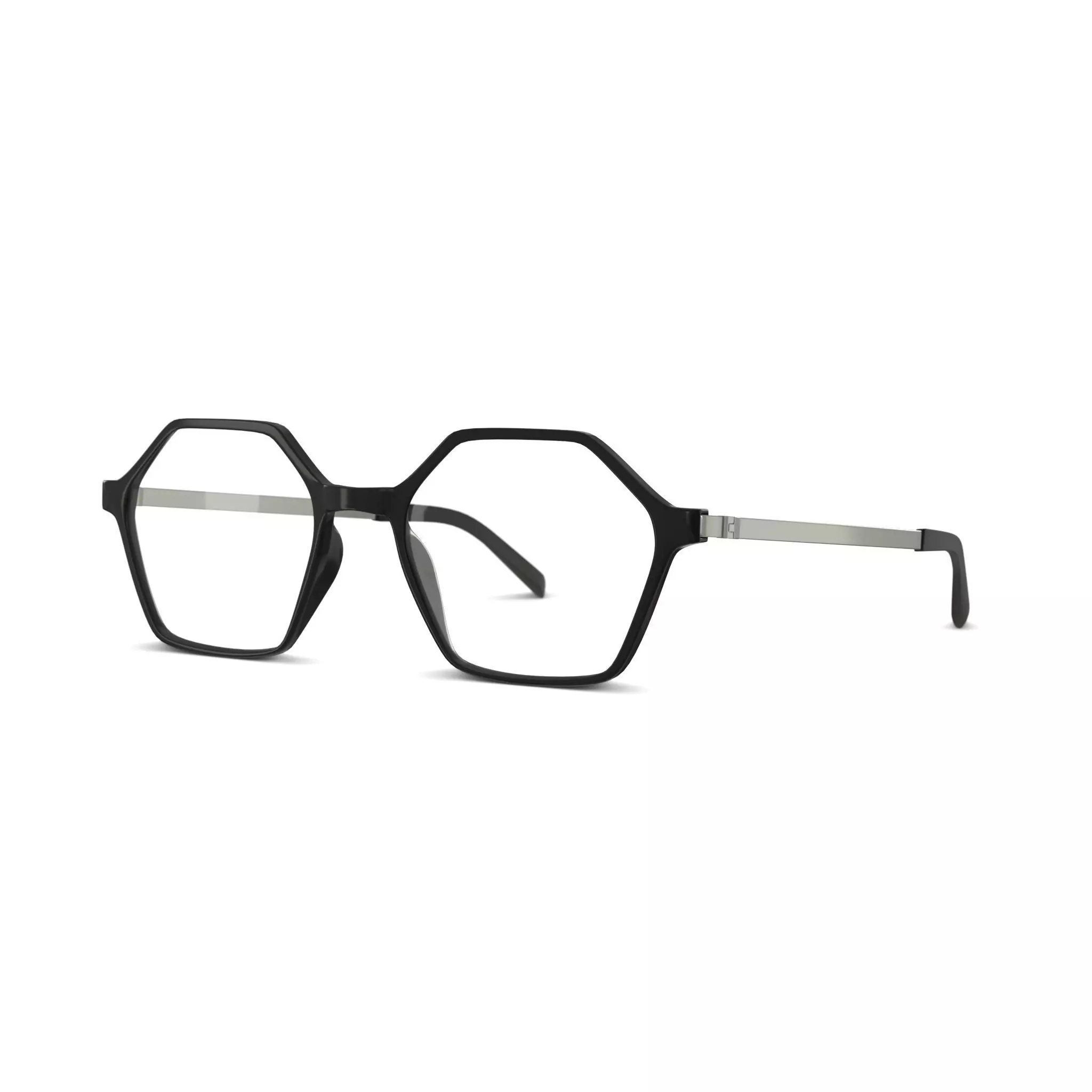 Eco - Gail Black Glasses Low-poly 3D model_0