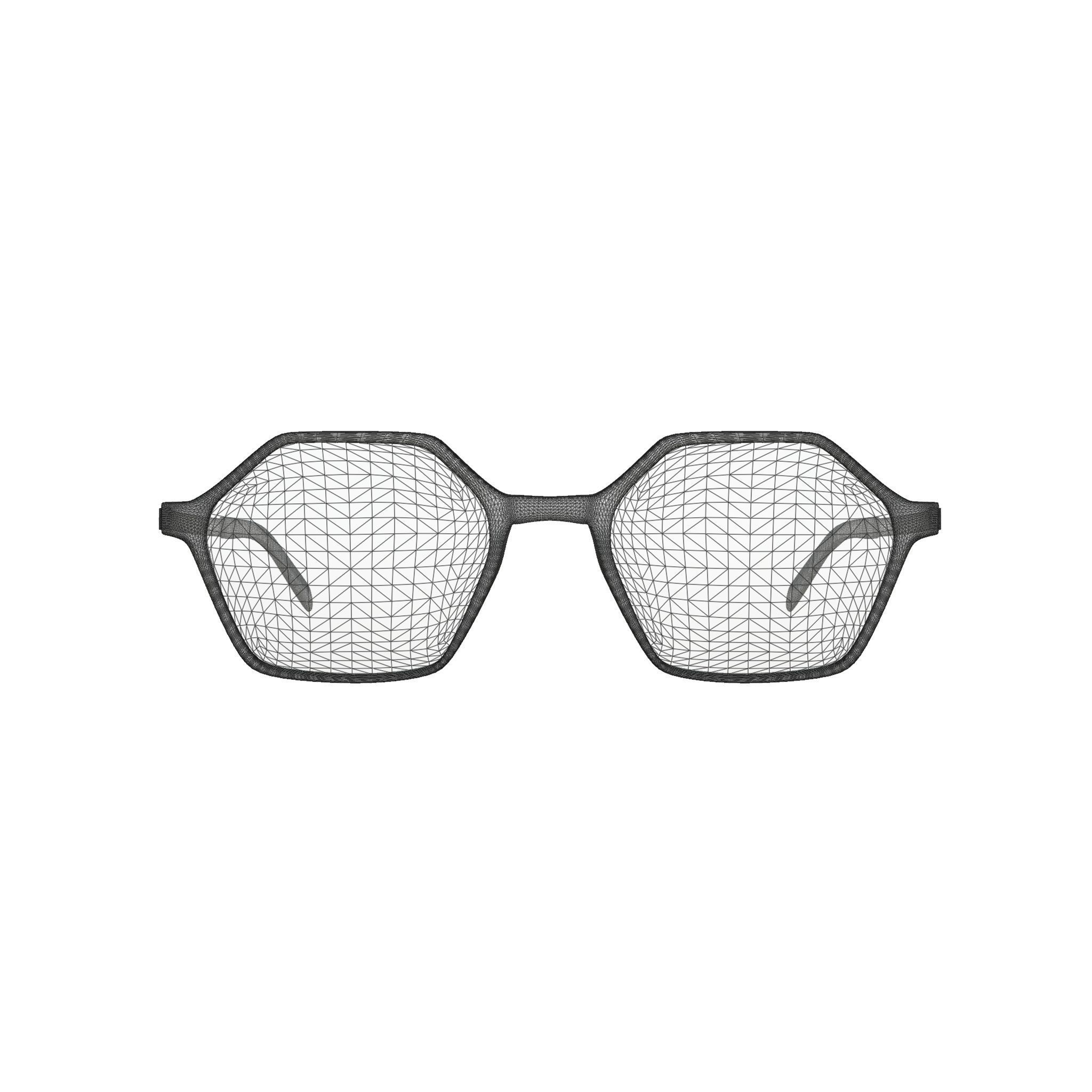 Eco - Gail Black Glasses Low-poly 3D model_7