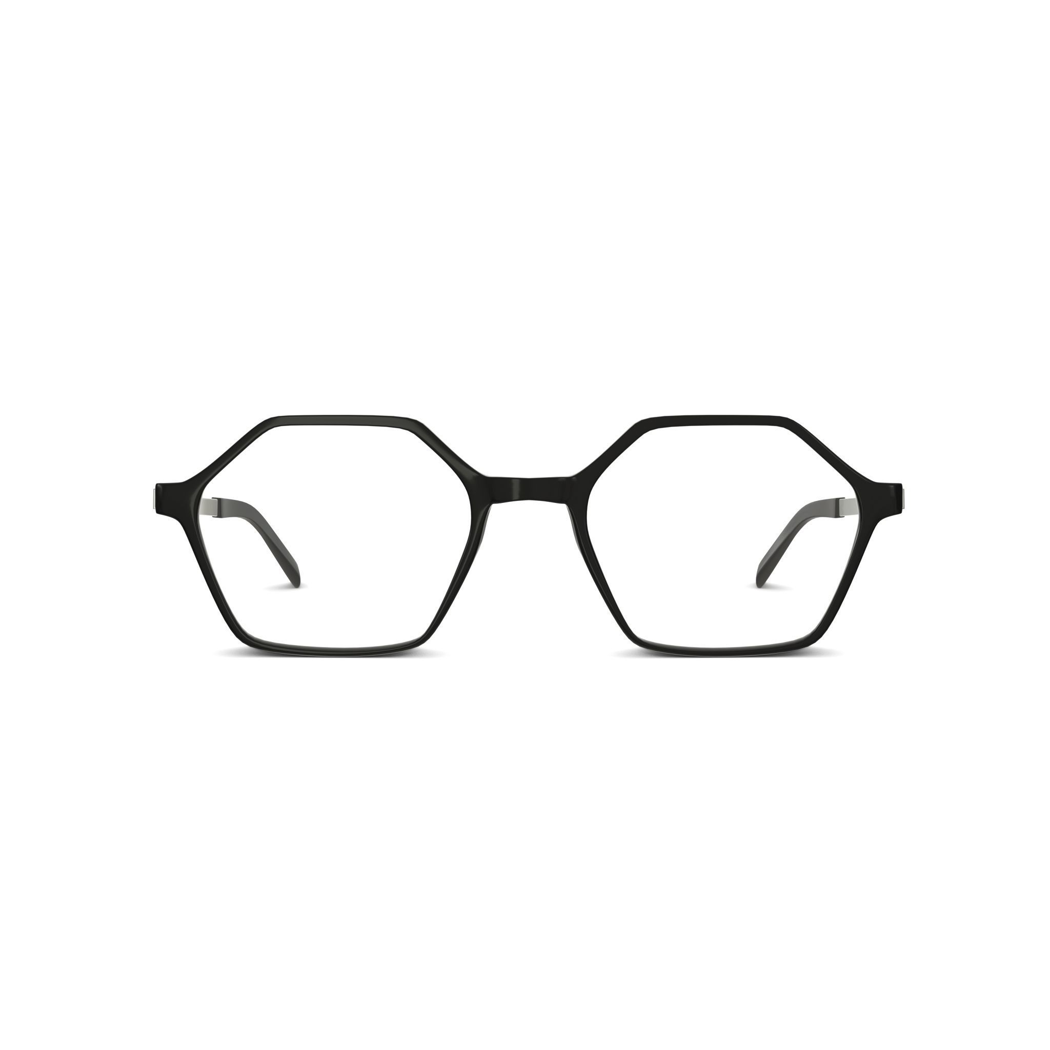 Eco - Gail Black Glasses Low-poly 3D model_2