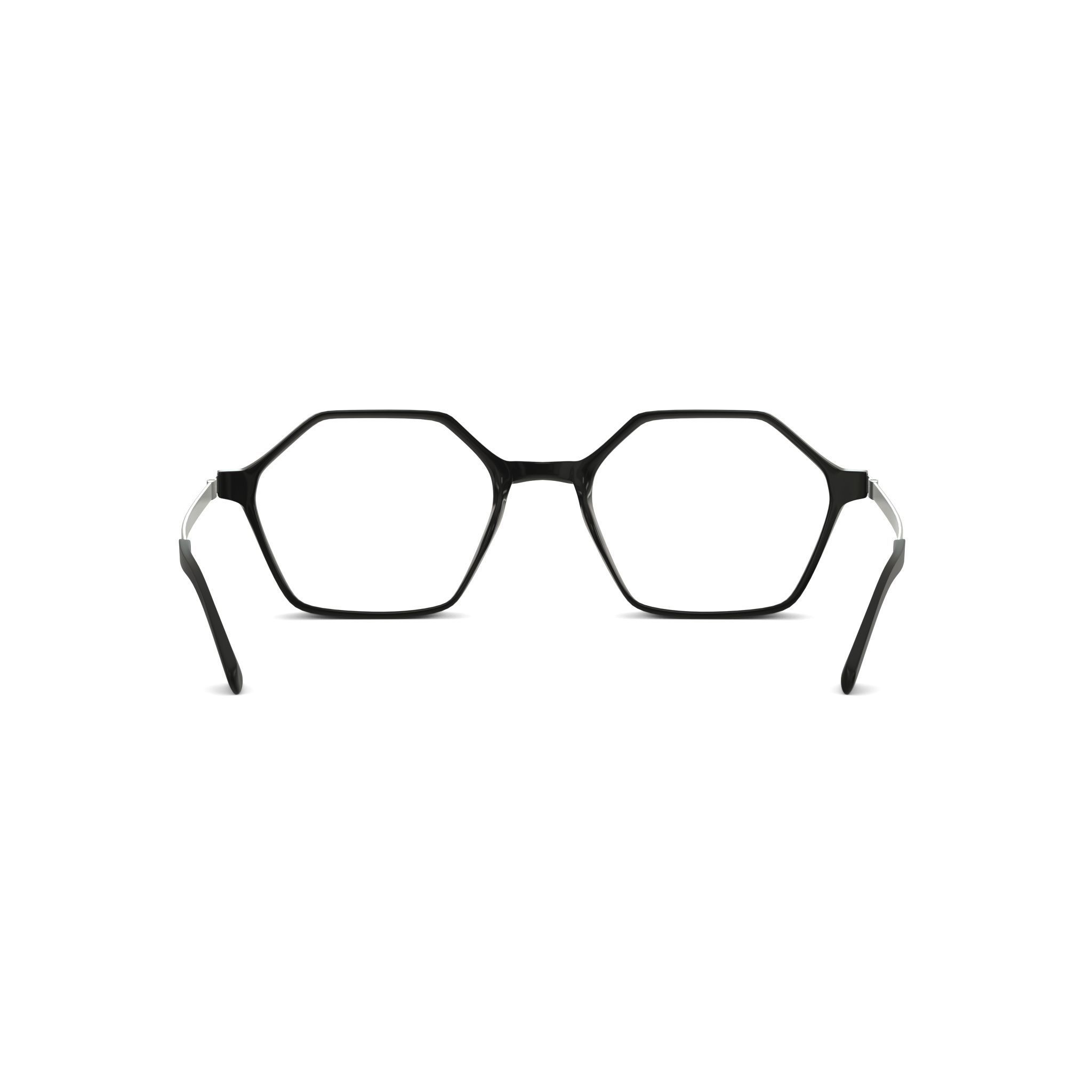Eco - Gail Black Glasses Low-poly 3D model_1