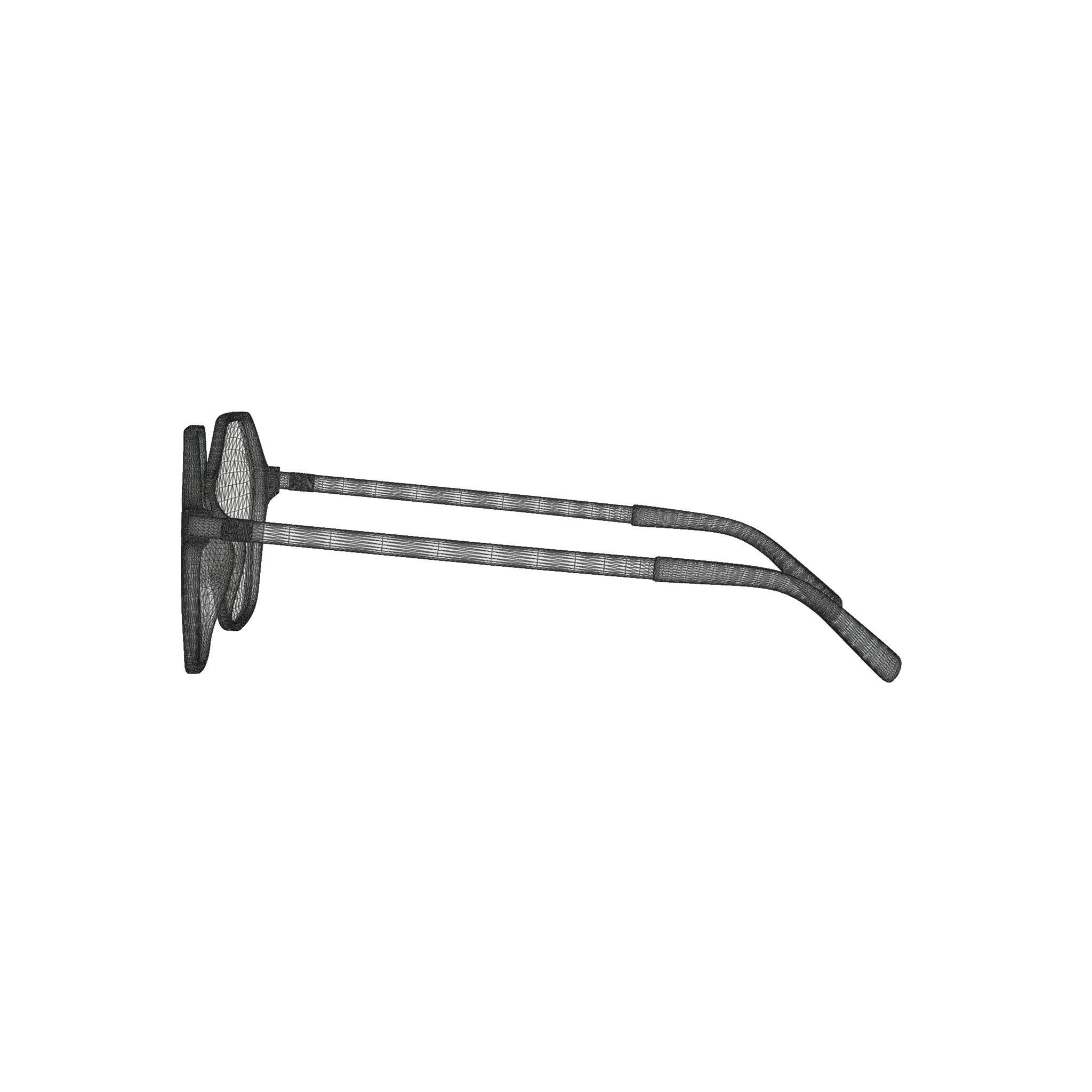 Eco - Gail Black Glasses Low-poly 3D model_8
