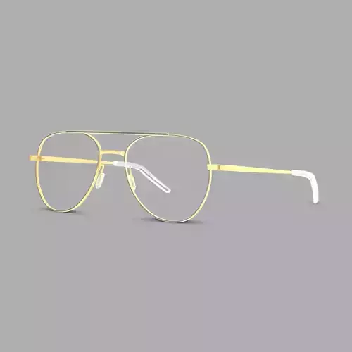 Eco - Brisbane Grey Gold Glasses Low-poly 3D model