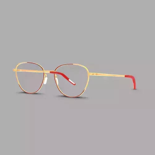 Eco - Manila Burgundy Gold Glasses