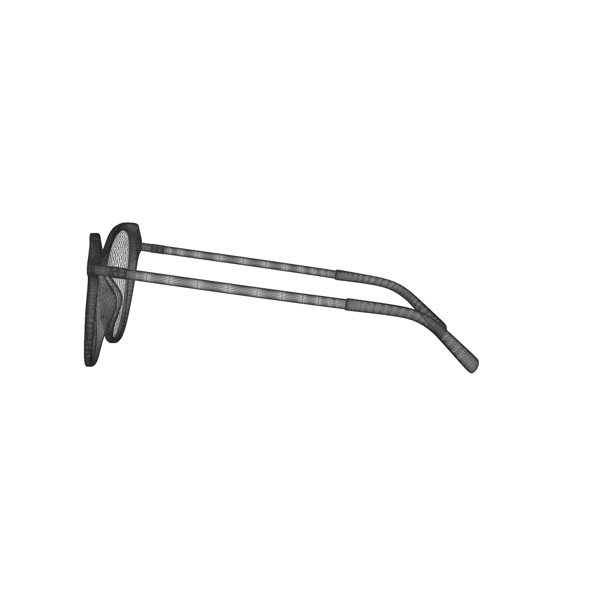 Eco - Loa Black Glasses Low-poly 3D model_8
