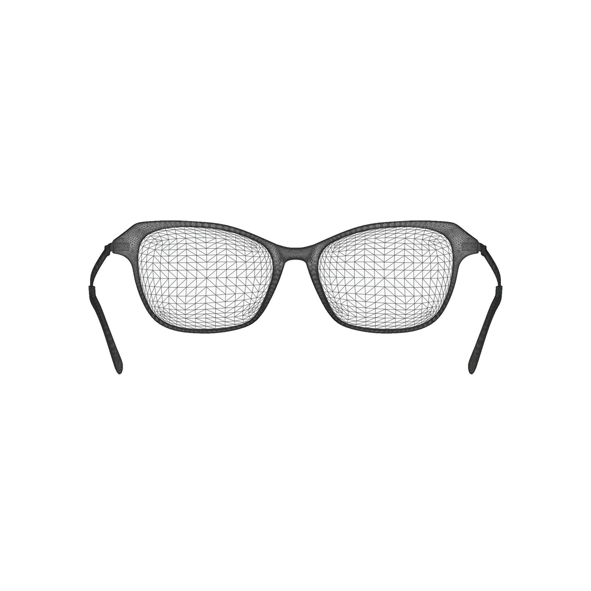 Eco - Loa Black Glasses Low-poly 3D model_6