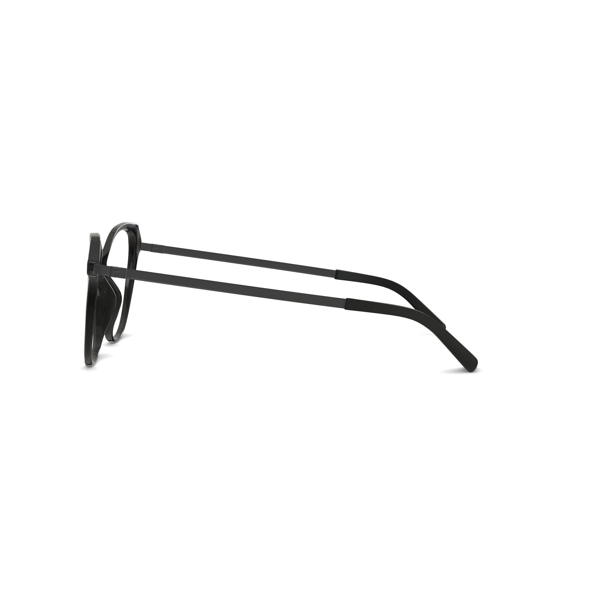 Eco - Loa Black Glasses Low-poly 3D model_3