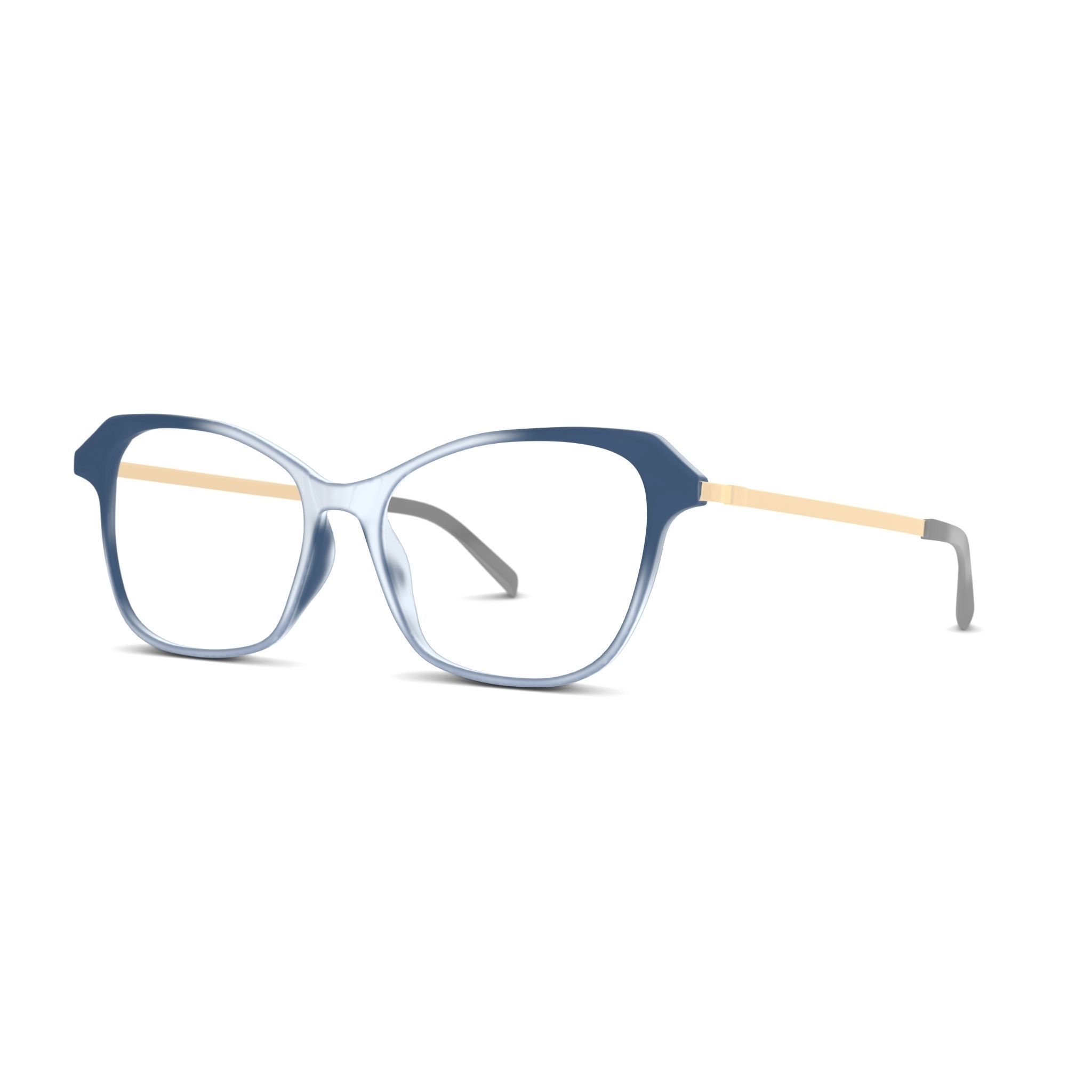 Eco - Loa Purple Smoke Glasses Low-poly 3D model_1