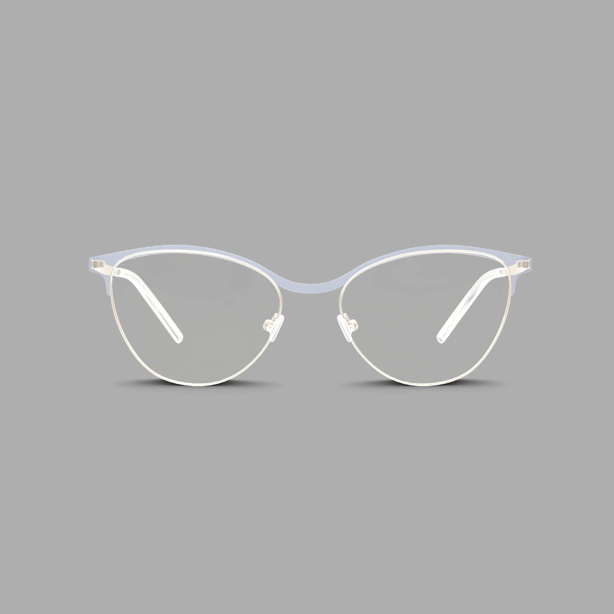 Eco - Livigno Blue Grey Silver Glasses Low-poly 3D model_2