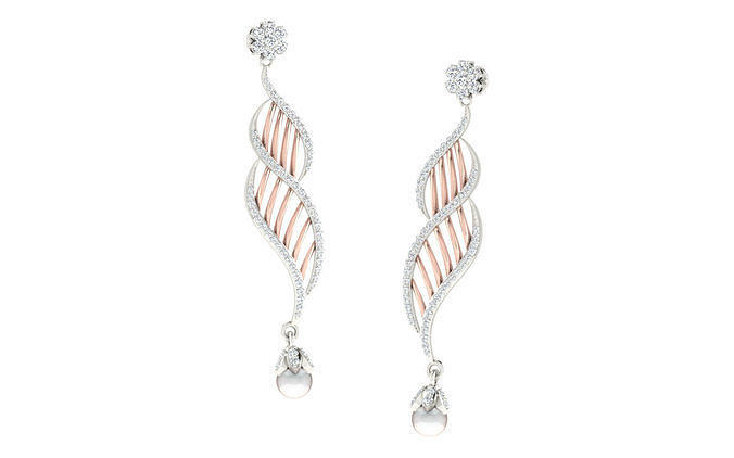 Women earrings 3dm render detail 3D print model