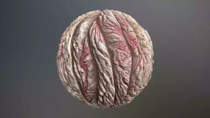 Material Skin Monster 59 Seamless PBR Texture Texture