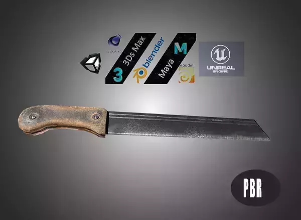 Broken piece Machete