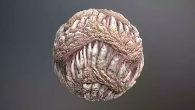 Material Skin Monster 54 Seamless PBR Texture Texture