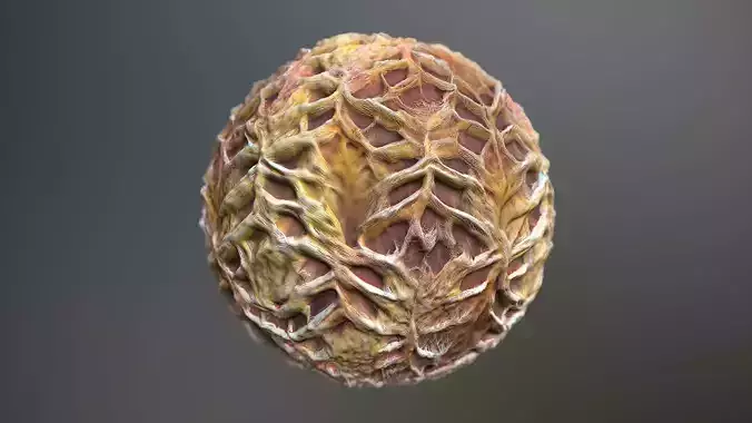 Material Skin Monster 53 Seamless PBR Texture Texture