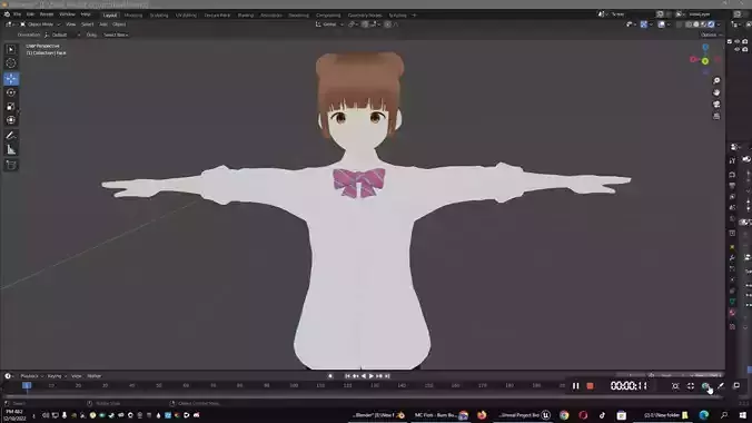 anime 3d girl