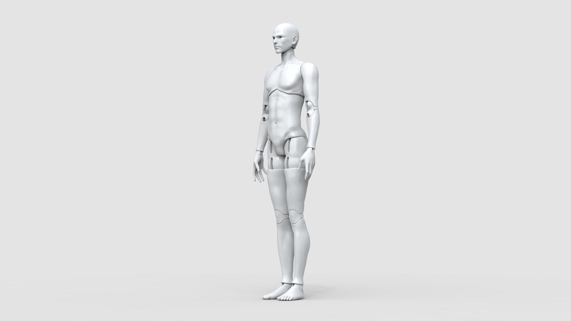 BJD doll boy Brielle ball joint doll 3D print model_7