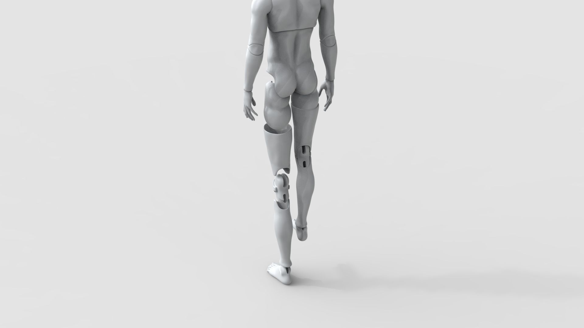 BJD doll boy Brielle ball joint doll 3D print model_16