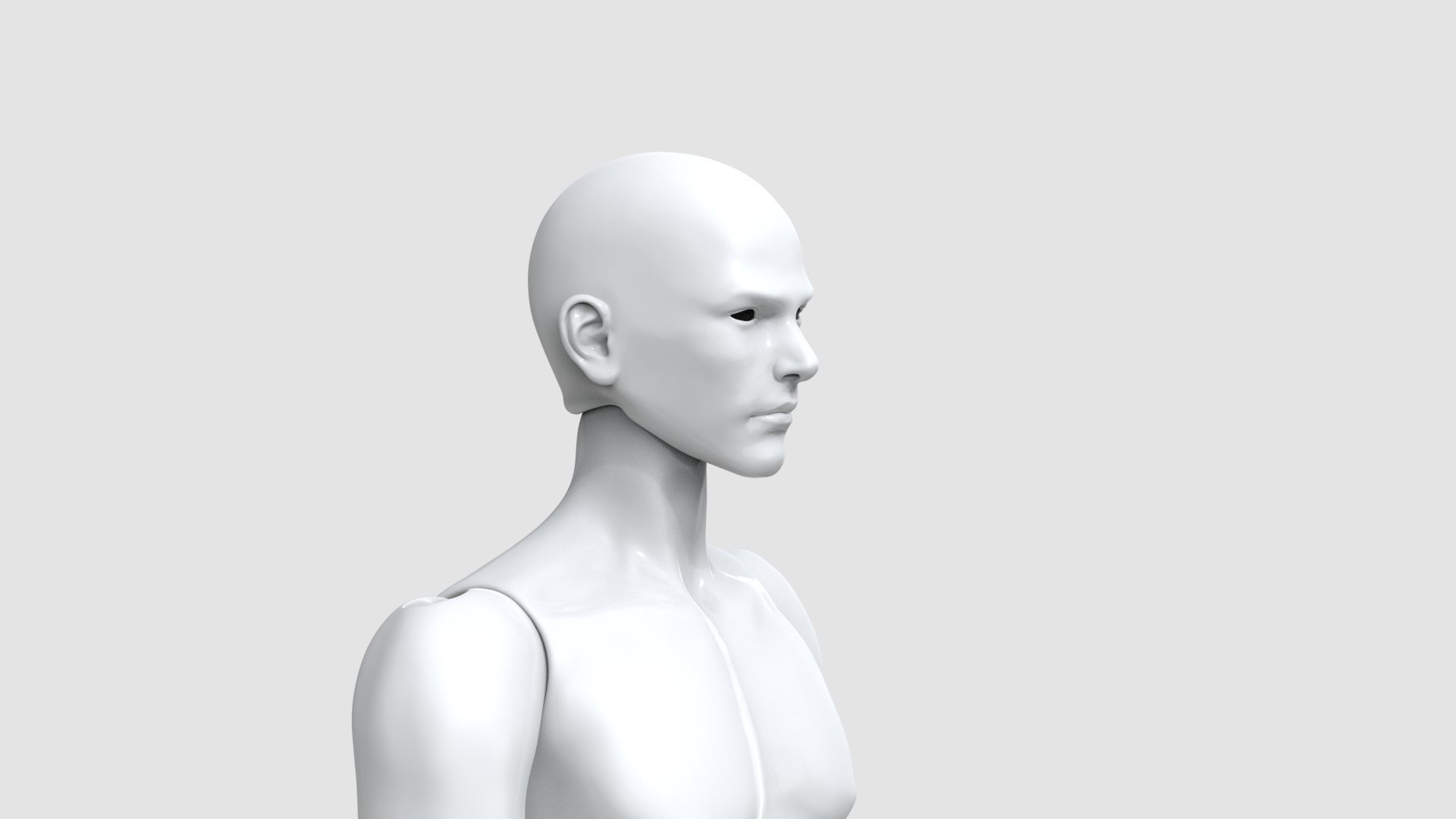 BJD doll boy Brielle ball joint doll 3D print model_12