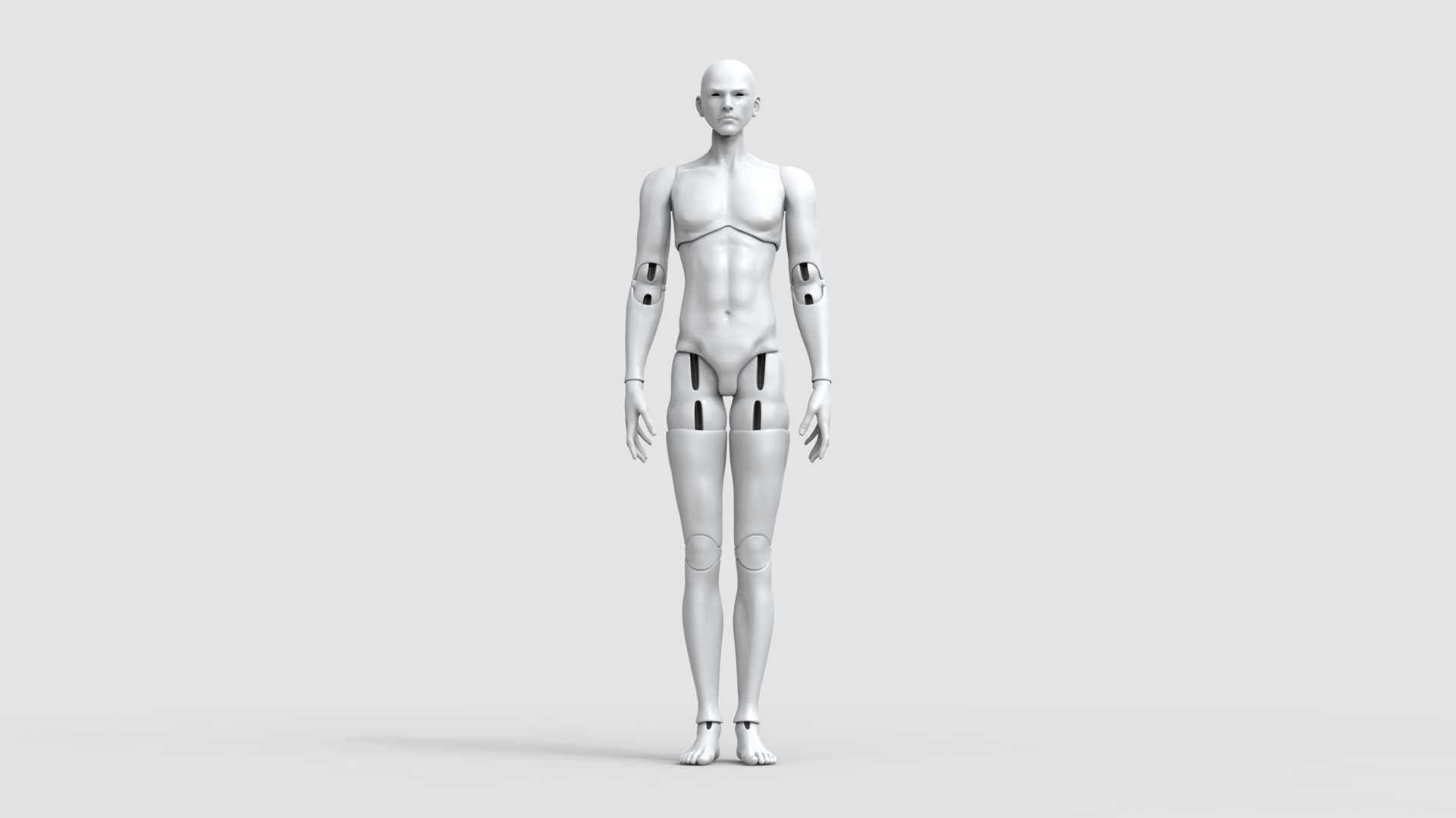 BJD doll boy Brielle ball joint doll 3D print model_8