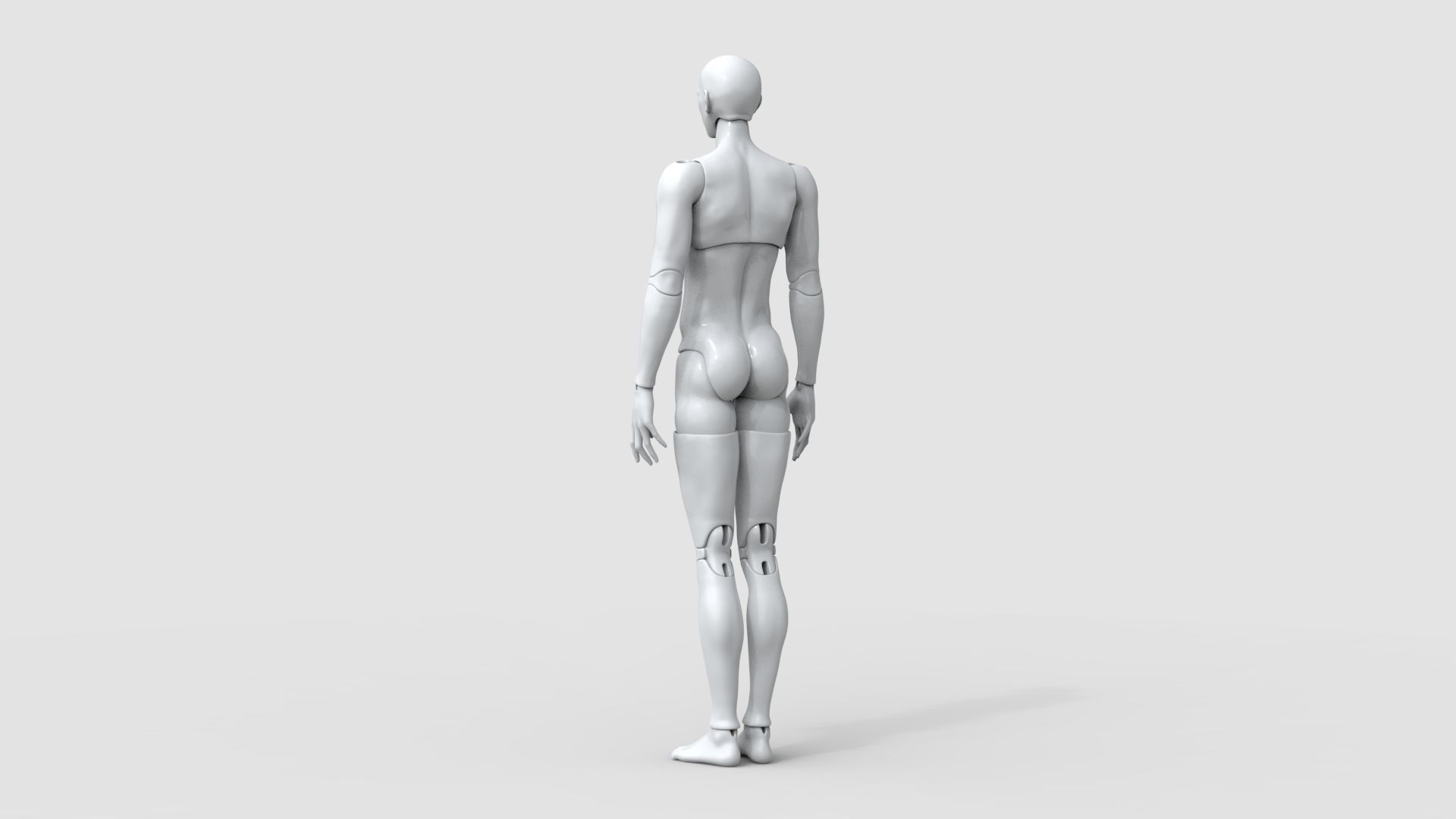 BJD doll boy Brielle ball joint doll 3D print model_9