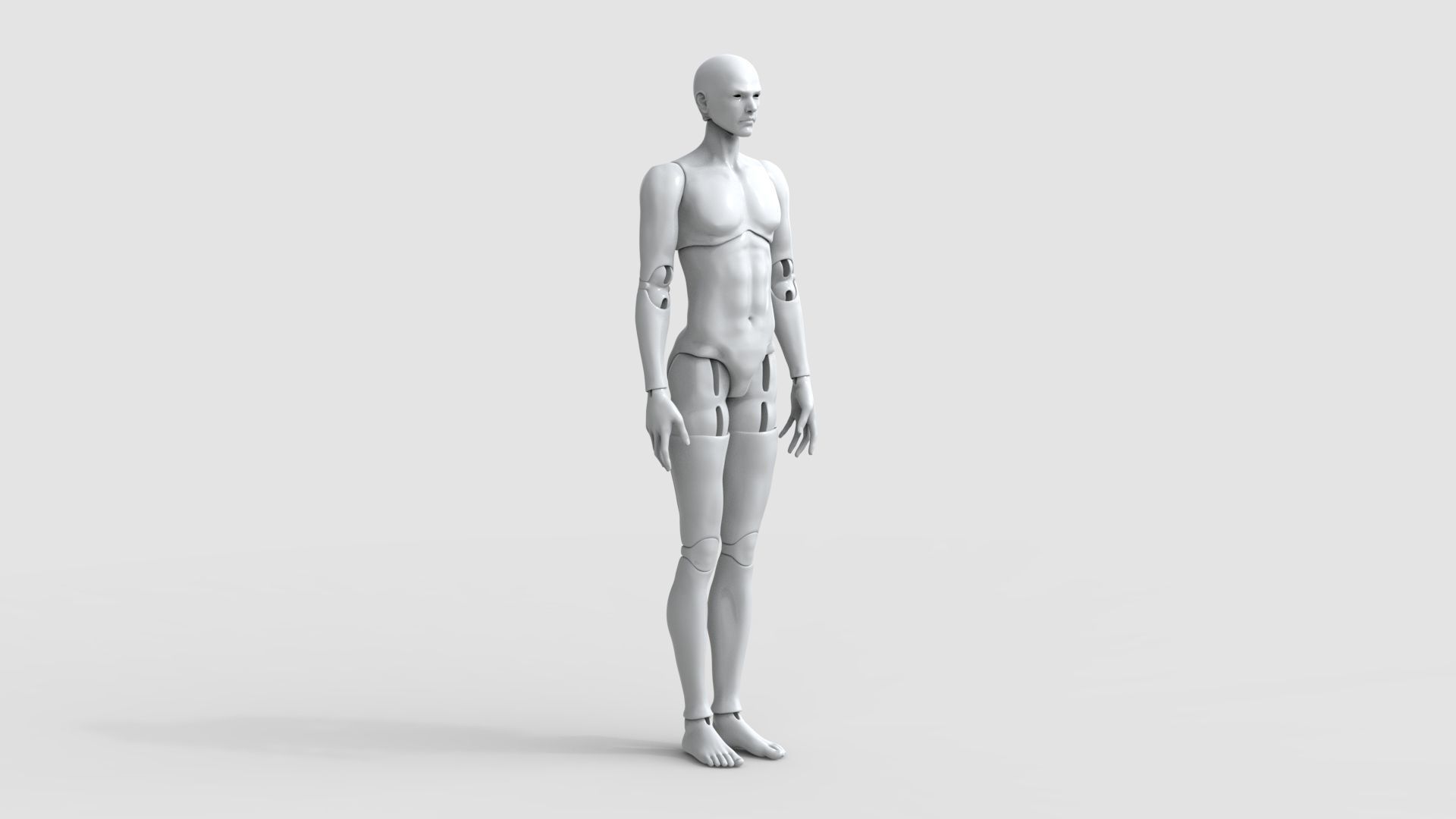 BJD doll boy Brielle ball joint doll 3D print model_6